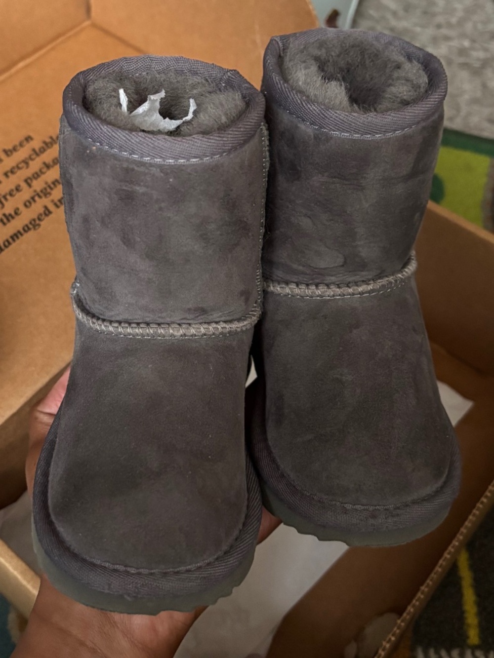 Gray Ugg boots TD